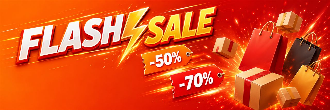 Flash Sale — ลดสูงสุด 70%
